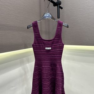 Miu Miu Fashion Knitted Dress
